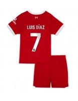 Liverpool Luis Diaz #7 Kotipaita Lasten 2023-24 Lyhythihainen (+ shortsit)